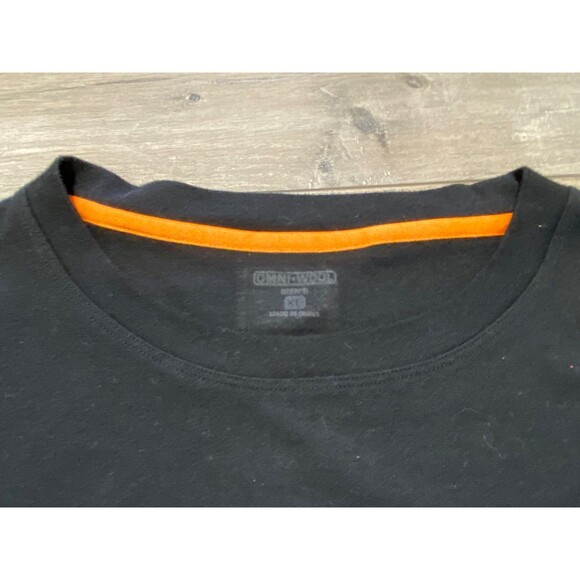 Omni Wool Base Layer Shirt Mens XL Black Wool Long Sleeve OMNIWOOL - Picture 2 of 7